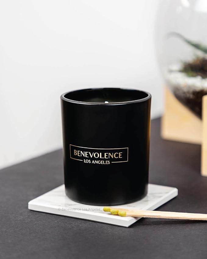 Oud Wood Christmas Scented Candles | Soy Candles, Black Candle for Home | Holiday Candle Gifts for Women and, alternate