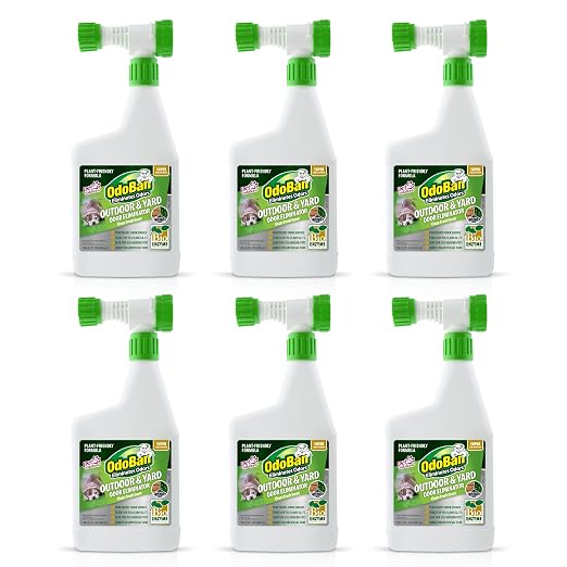Outdoor and Yard Odor Eliminator, Plant-Friendly Formula, Made in the USA, Clean Fresh Scent, 32 Fluid Ounce