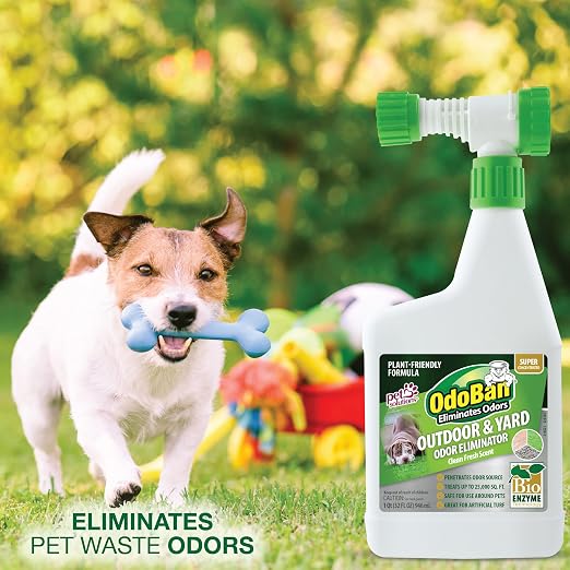 Outdoor and Yard Odor Eliminator, Plant-Friendly Formula, Made in the USA, Clean Fresh Scent, 32 Fluid Ounce, alternate view