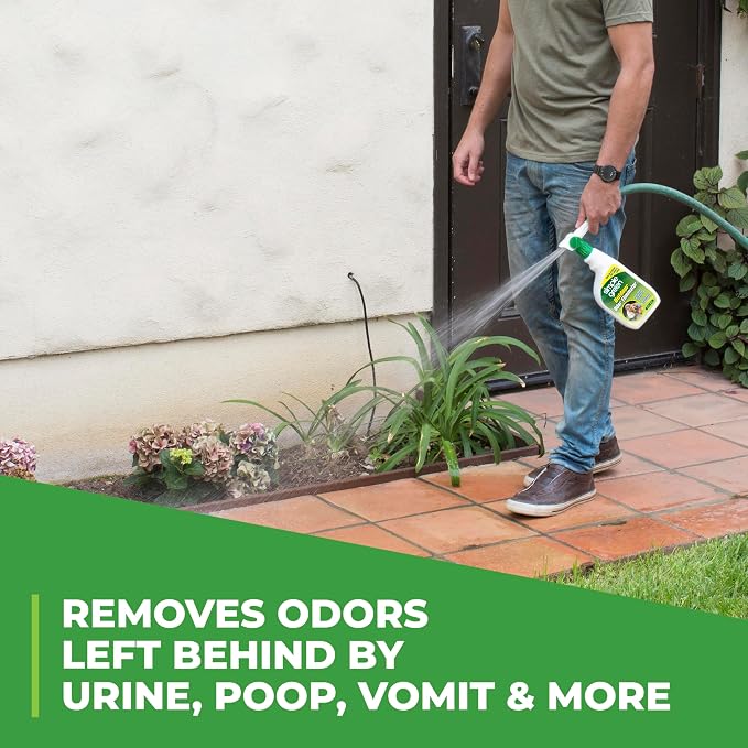 Outdoor Odor Eliminator for Pets, Dogs, 1 gallon Refill - Ideal for Artificial Lawns & Patio, Milky White, alternate product