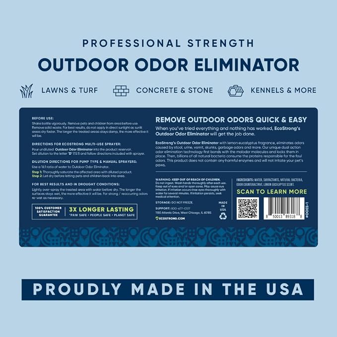 Outdoor Odor Eliminator | Outside Dog Urine Enzyme Cleaner – Powerful Pet, Cat, alternate product view 9