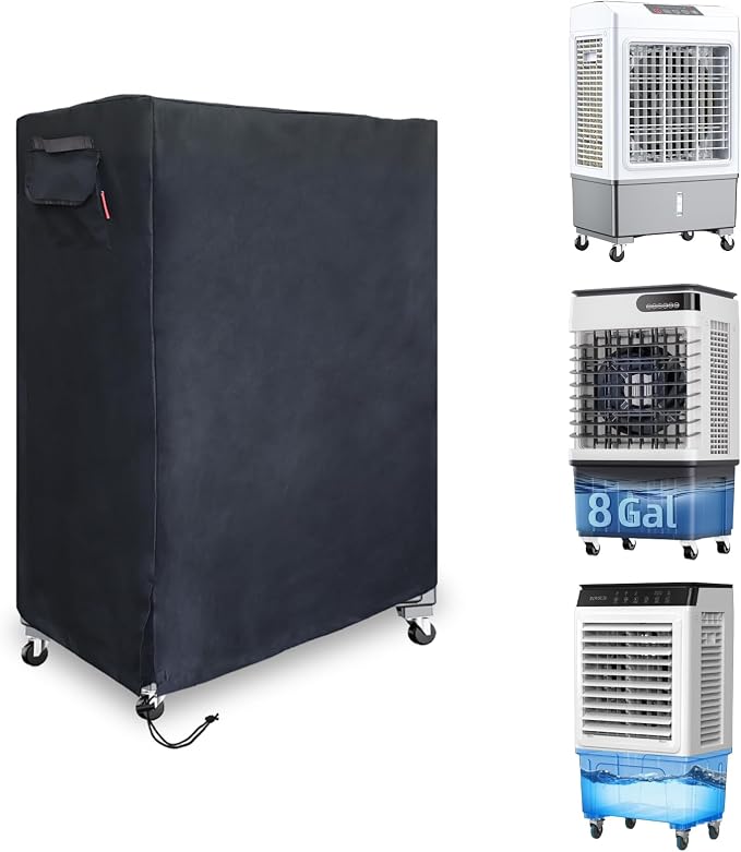 Outdoor Swamp 600D Heavy Duty Cooler Cover, Evaporative Air Cooler Cover Fits 41" Swamp Cooler, 2300, 2600CFM