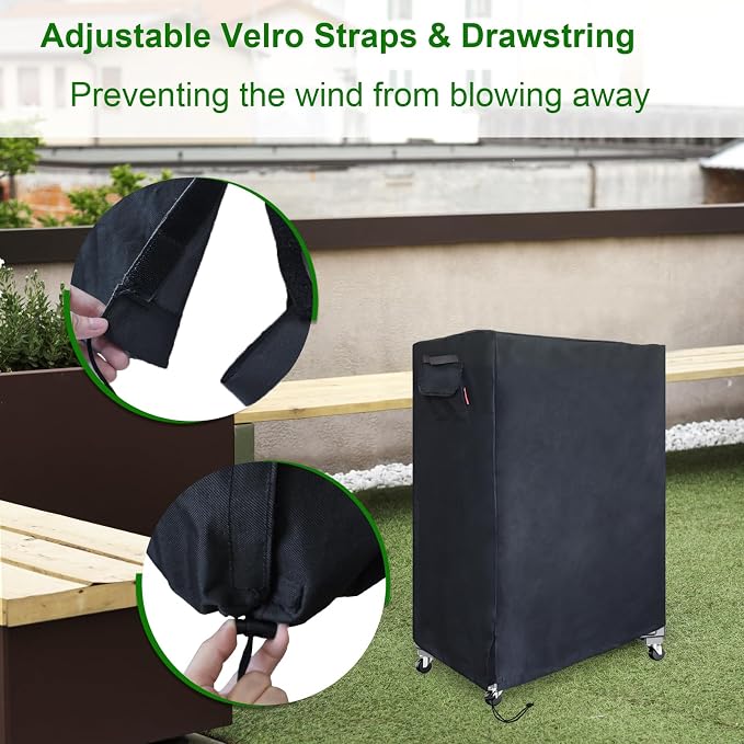 Outdoor Swamp 600D Heavy Duty Cooler Cover, Evaporative Air Cooler Cover Fits 41" Swamp Cooler, 2300, 2600CFM
