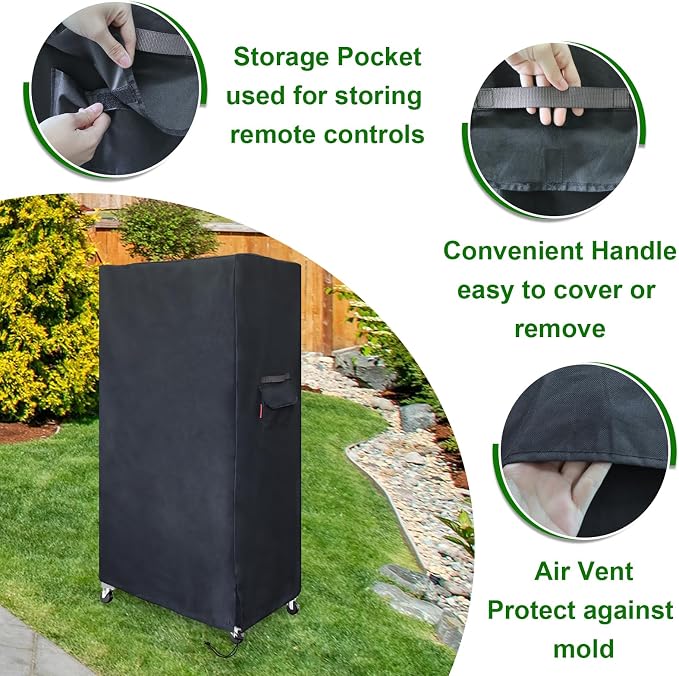 Outdoor Swamp 600D Heavy Duty Cooler Cover, Evaporative Air Cooler&Portable Air Conditioners Cover Fits