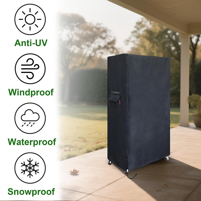 Outdoor Swamp 600D Heavy Duty Cooler Cover, Evaporative Air Cooler&Portable Air Conditioners Cover Fits
