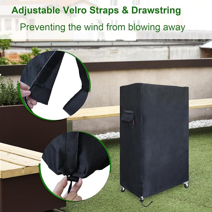 Outdoor Swamp 600D Heavy Duty Cooler Cover, Evaporative Air Cooler Cover Fits 48" Swamp Cooler and 48" Evaporative Air