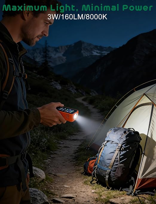 Oxygen Detector, 7-in-1 Rechargeable Oxygen Monitor Measures CO/CO2/O2/Temperature/Humidity, with Flashlight & SD Card