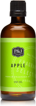P&J Fragrance Oil | Apple Oil 100ml - Candle Scents for Candle Making, Freshie Scents, Soap Making Supplies, Diffuser Oil