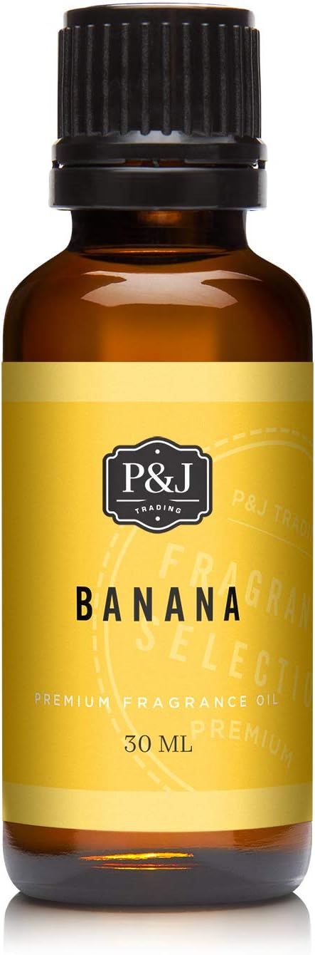 P&J Fragrance Oil - Banana Scent 30ml - Candle Scents, Soap Making, Diffuser Oil, Fresh Scents, product image