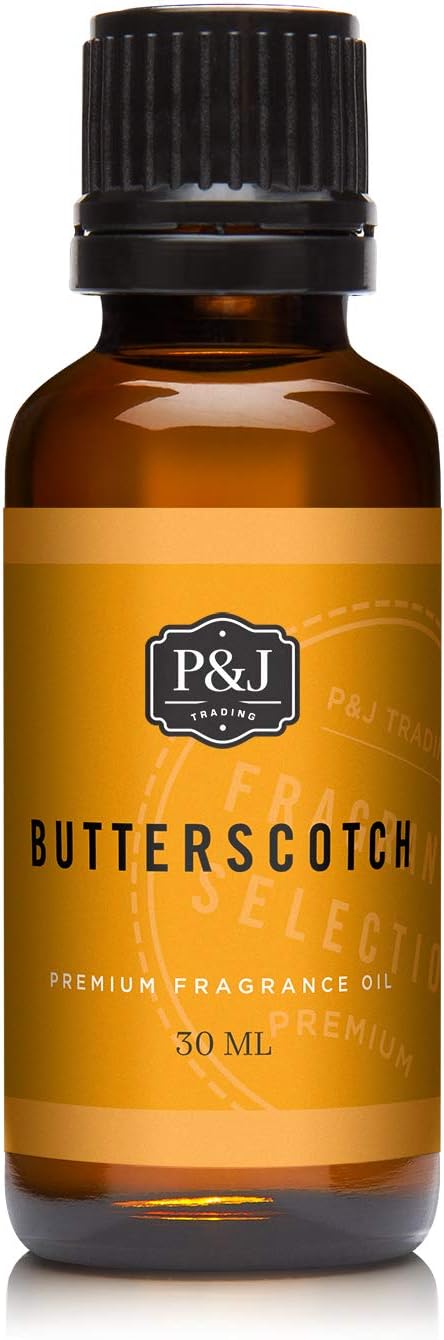 P&J Fragrance Oil Butterscotch 30ml - Candle Scents, Soap Making, Diffuser Oil, Fresh Scents, product image