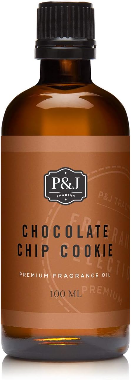 P&J Fragrance Oil | Chocolate Chip Cookie Oil 100ml - Candle Scents for Candle Making, Freshie, Soap Making Supplies