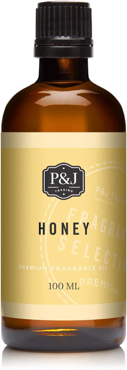 P&J Fragrance Oil - Honey Scented 100ml - Candle Scents, Soap Making, Diffuser Oil, Fresh Scents, product image