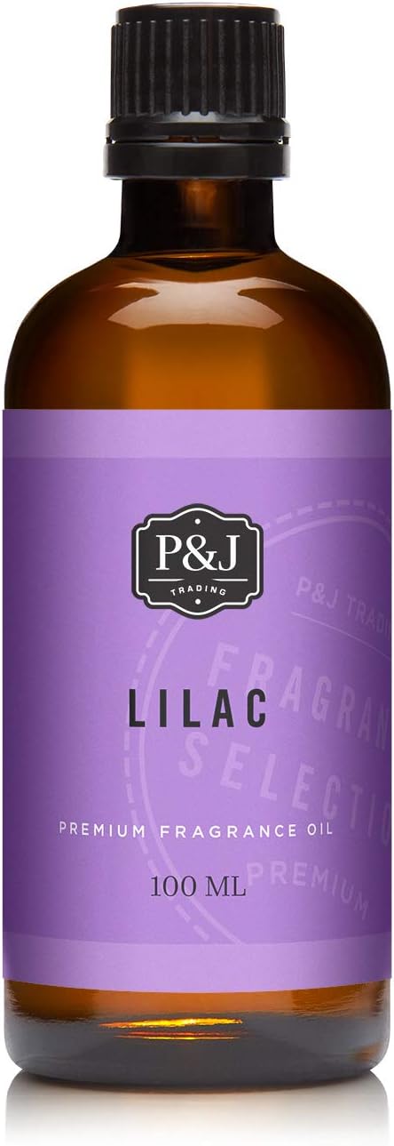 P&J Fragrance Oil - Lilac Oil 100ml - Candle Scents, Soap Making, Diffuser Oil, Fresh Scents, product image