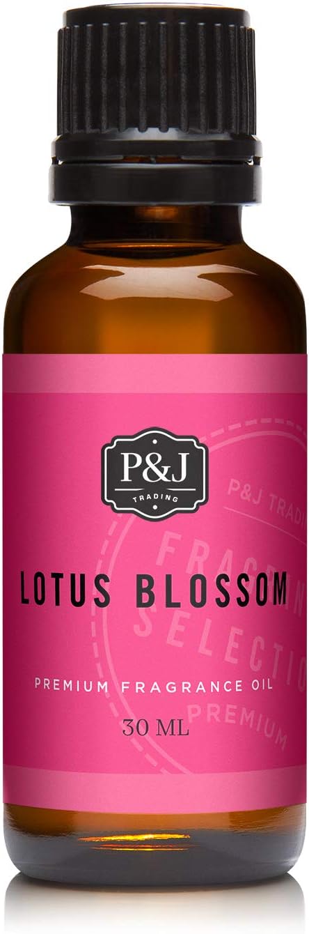 P&J Fragrance Oil | Lotus Blossom Oil 30ml - Candle Scents for Candle Making, Freshie, Soap Making Supplies, Diffuser Oil