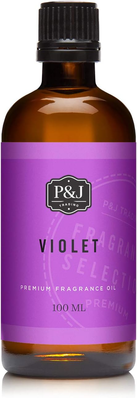 P&J Fragrance Oil - Violet Scent 100ml - Candle Scents, Soap Making, Diffuser Oil, Fresh Scents, product image