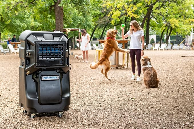 PACJS2301A1 Jetstream 230 Portable Evaporative Cooler, Black Plastic Black, alternate product view 3