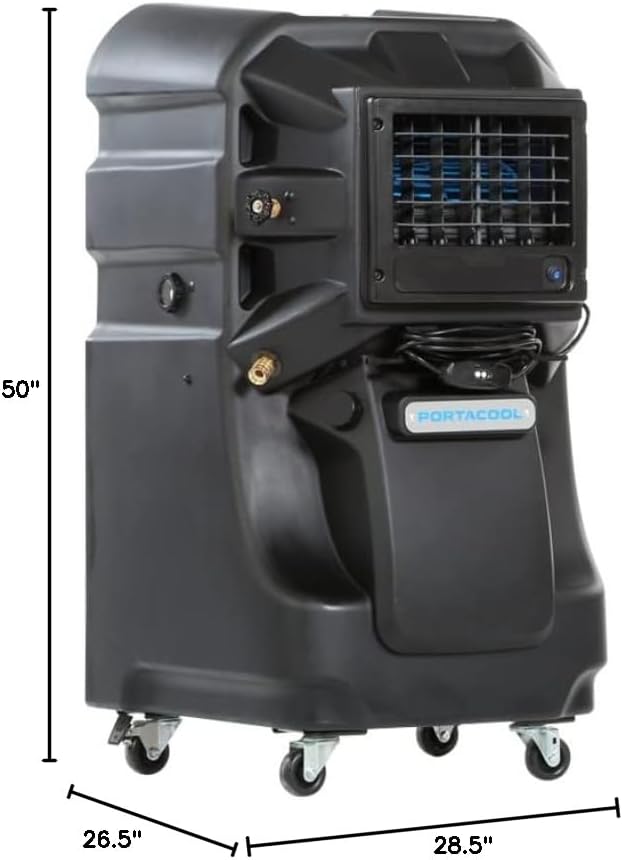 PACJS2301A1 Jetstream 230 Portable Evaporative Cooler, Black Plastic Black, alternate product view 8