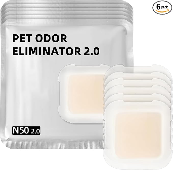 (Pack of 6) Pet Odor Eliminator 2.0 Competible with Pet-kit Cat Litter Box, Cats Odor Removers Fit for PuraMax PuraMax 2
