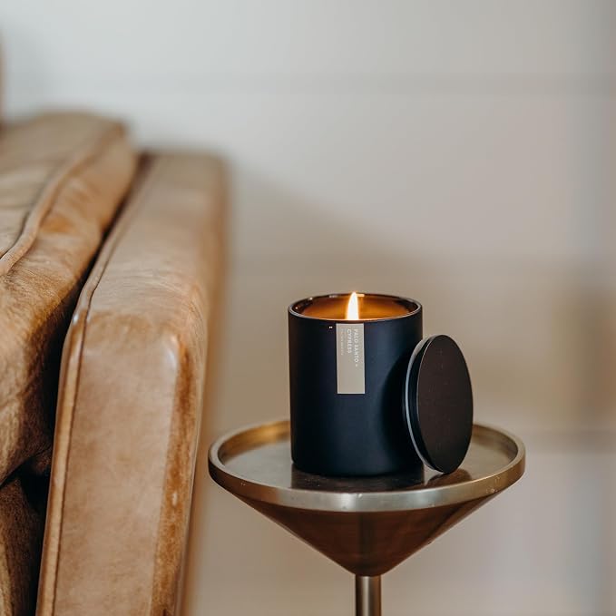 . Palo Santo & Cypress Scented Candle - 75 Hour Burn - Luxury made from natural materials Soy Wax Candles, alternate product