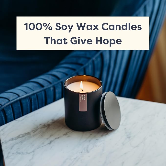 . Palo Santo & Cypress Scented Candle - 75 Hour Burn - Luxury made from natural materials Soy Wax Candles, alternate product