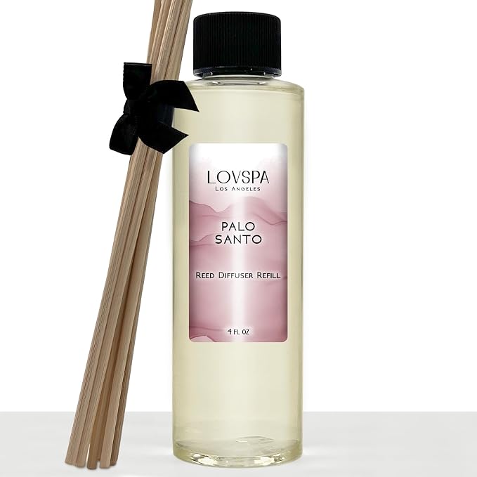 Palo Santo Diffuser Oil - Luxury Essential Oils for Diffuser Refill & Air Freshener Room Spray, product image