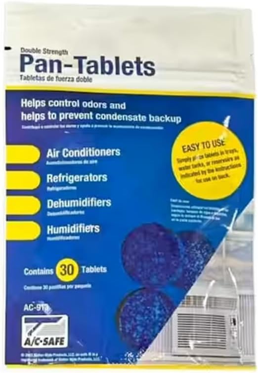 Pan Tablets - 30 Count: Cleans scum in Drain Pans and Humidifiers, alternate product view 2
