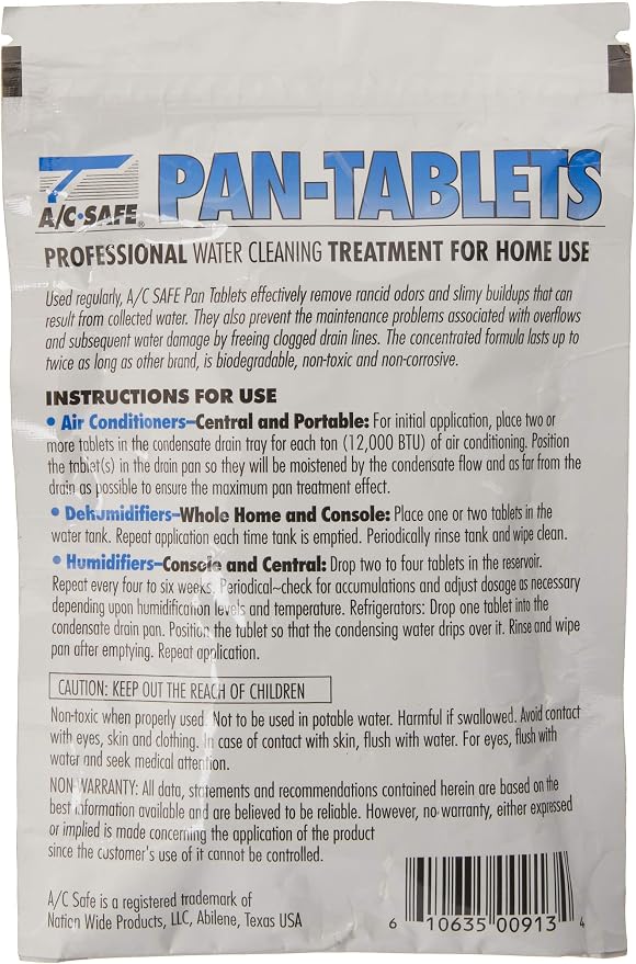Pan Tablets - 30 Count: Cleans scum in Drain Pans and Humidifiers, alternate product view 3