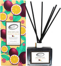 Passion Fruit Fragrances Reed Diffuser Set with Sticks, Scent Incense Oil, Essential Oil Air Freshener for Home, Office, Gym