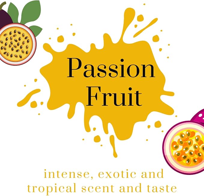 Passion Fruit Fragrances Reed Diffuser Set with Sticks, Scent Incense Oil, Essential Oil Air Freshener for Home, Office, Gym