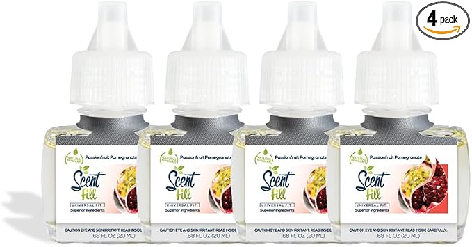 Passionfruit Pomegranate Plug in Air Freshener, 4 Scented Oil Refills, product image