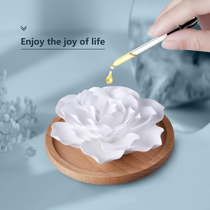 Passive Essential Oil Diffuser,Aromatherapy Passive Mini Ceramic Essential Oil Small Diffuser for Desk Office Home Gift