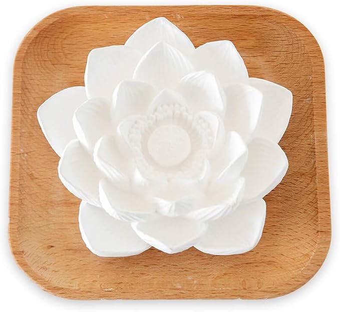 Passive Lotus Flower Aromatherapy Diffuser - A Chic and Natural Home, Office, and Travel Essential Oil Diffuser, product