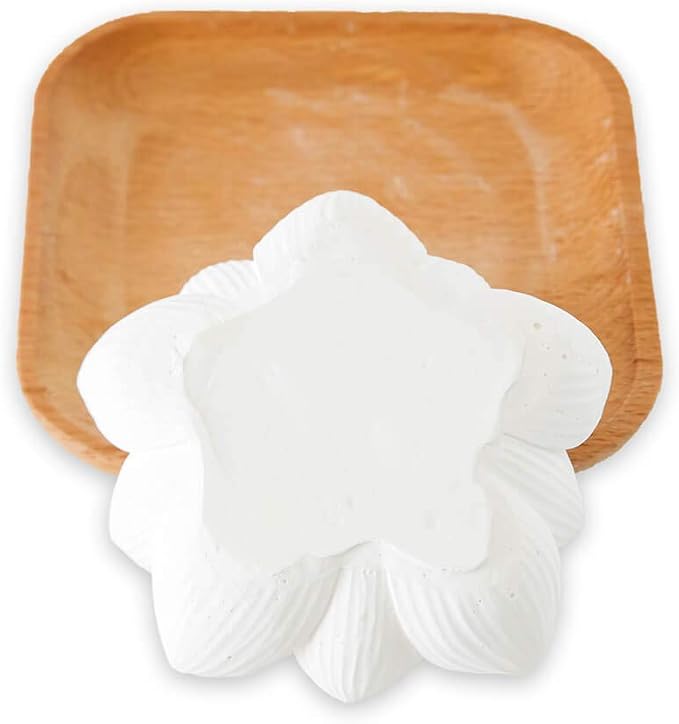 Passive Lotus Flower Aromatherapy Diffuser - A Chic and Natural Home, Office, and Travel Essential Oil Diffuser, alternate