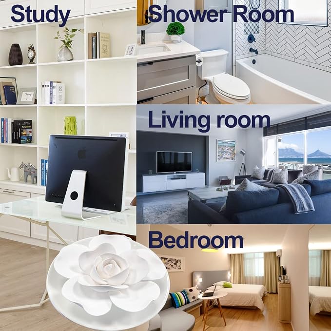 Passive Oil Diffuser for Essential Oil-Non-Electric Porcelain Aromatherapy Diffusers for Small Mini Room, Desk Decorative