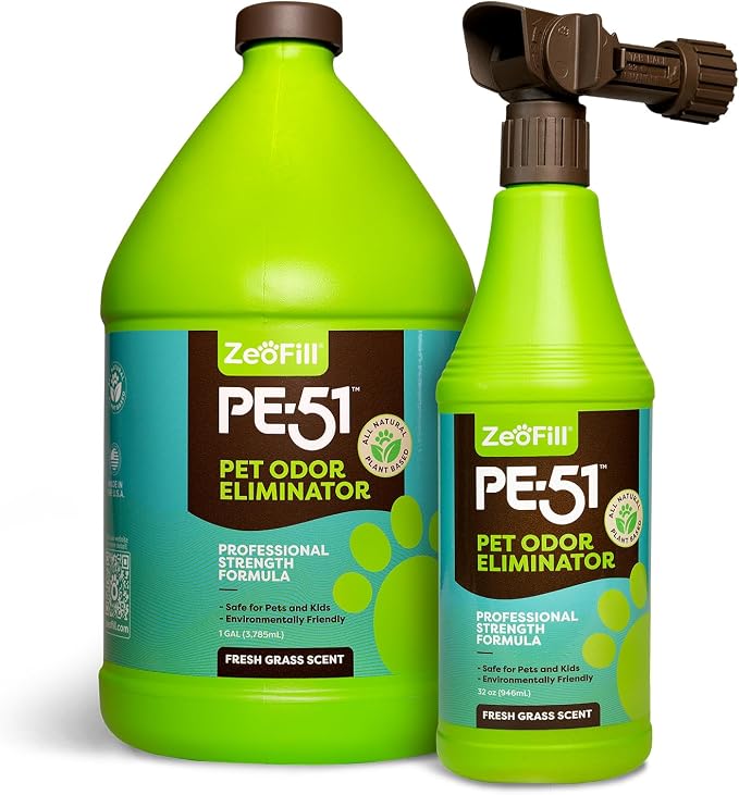 PE-51 Economy Pack - 1 Gallon & 32oz Garden Hose Spray Bottle – Pet Urine, Pet Odor, product image