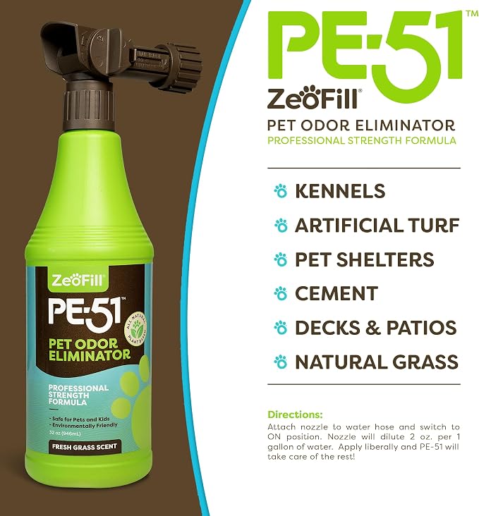 PE-51 Economy Pack - 1 Gallon & 32oz Garden Hose Spray Bottle – Pet Urine, Pet Odor, alternate product view 3