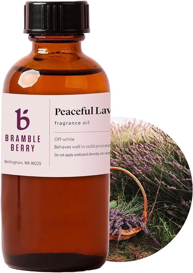 Peaceful Lavender Fragrance Oil 2 oz | Calming Herbal Scent for Soap Making, Candles, Bath Bombs, product image
