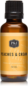 Peaches & Cream Scented Oil 30ml - Fragrance Oil for Candle Making, Soap Making, Diffuser Oil, product image