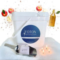 ®PearledCandle Pearled Candle 9lb - Bulk Snowy Cider Scented made from natural materials Luxury Long Lasting Powder Wax