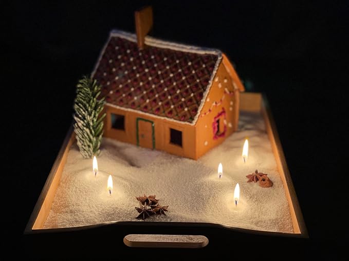®PearledCandle Pearled Candle 9lb - Bulk Snowy Cider Scented made from natural materials Luxury Long Lasting Powder Wax
