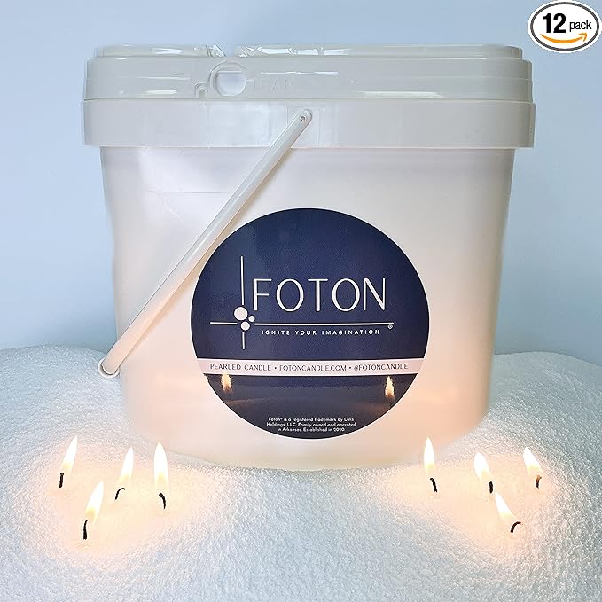 ®PearledCandle Pearled Candle 9lb - Bulk Unscented made from natural materials Luxury Long Lasting Powder Candles, product