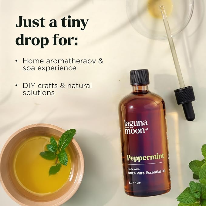 Peppermint Oil - Natural Pure Essential Oils for Diffusers, Aromatherapy, Humidifiers, Candle Making Scents, alternate