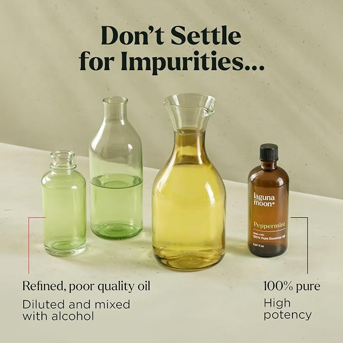 Peppermint Oil - Natural Pure Essential Oils for Diffusers, Aromatherapy, Humidifiers, Candle Making Scents, alternate