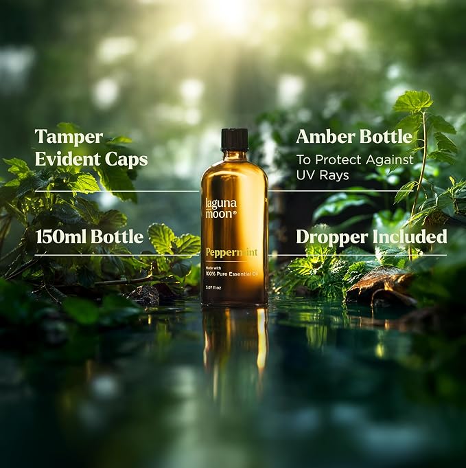 Peppermint Oil - Natural Pure Essential Oils for Diffusers, Aromatherapy, Humidifiers, Candle Making Scents, alternate