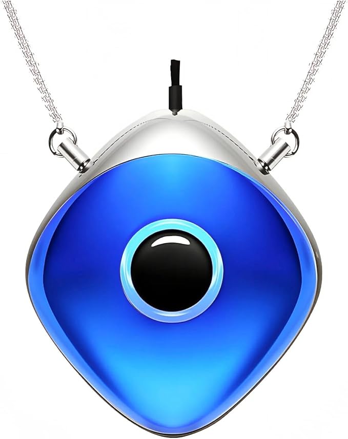 Personal Air Purifier, Chartreey Wearable Air Purifier Necklace, Ture 502 Million/cm3 High-Speed Negative Ion Generator