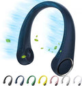 Personal Cooling Portable Neck Fans - 5000 mAh USB Rechargeable,360 Free Rotation & Lower Noise Bladeless Battery Operated