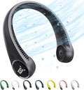 Personal Cooling Portable Neck Fans - USB Rechargeable,360 Free Rotation & Lower Noise Bladeless Battery Operated Design with