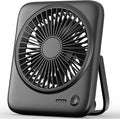 Personal Portable Desk Fan, 4000mAh Small Rechargeable Portable Fan Battery Operated & USB Powered for Travel Sleeping