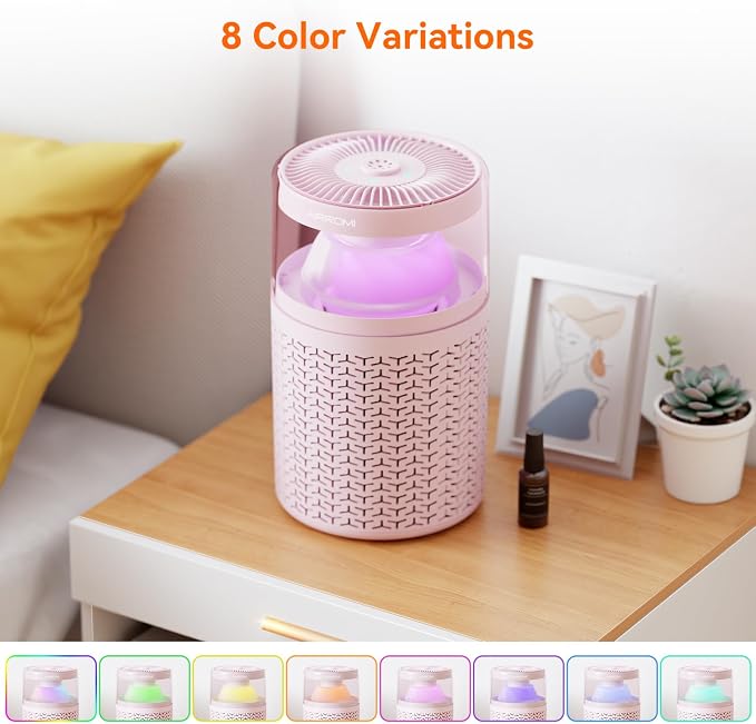 Pet Air Purifier for Home & Bedroom, HEPA Activated Carbon Filter, Removes Pet Dander & Odor, Allergies, Smoke, Hair