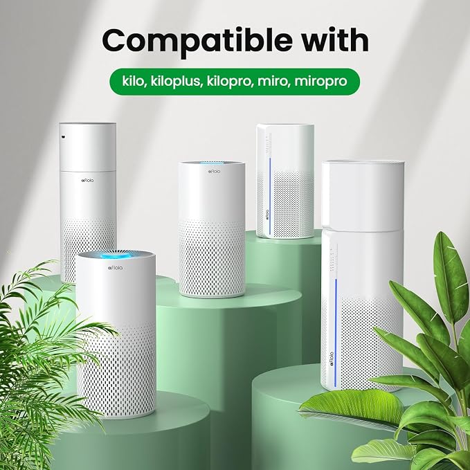 Pet Allergy Filter, Compatible with KILO/KILOPLUS/KILOPRO/MIRO/MIRO PRO Air Purifier, 2 Packs, alternate product view 4